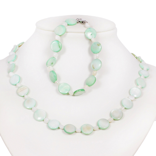 Armkette + Halskette 6978 - Muscheln - zum Schließen ins Bild klicken